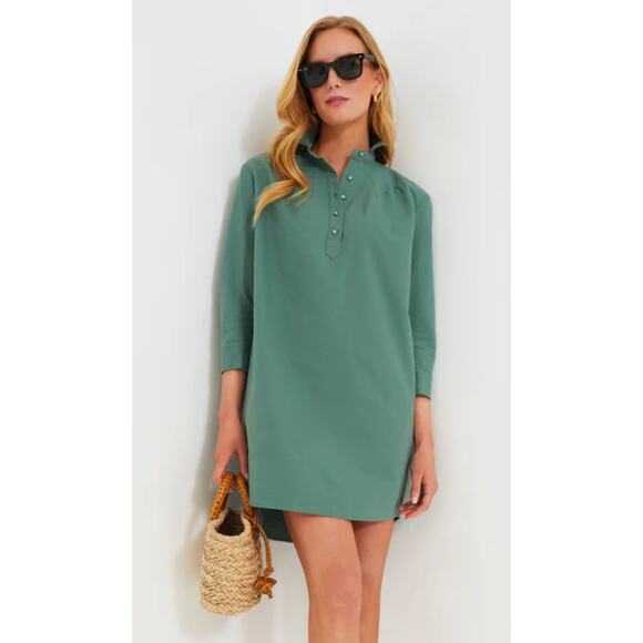 Tuckernuck Pomander Place Polly Mini Dress in Green NWT Sz. XS - Picture 1 of 9